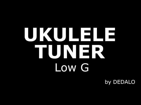 Ukulele Tuner (Low G) GCEA | Tuning your Ukulele by FREQUENCY (Hz)