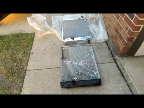C4 Corvette Dual Core Radiator Install: Engineered Cooling Products