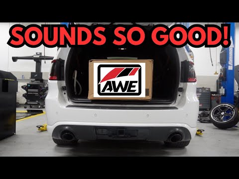 BEST Sounding Hellcat/Scat Pack Exhaust! Durango Hellcat AWE Touring Exhaust Install!! Super Easy!