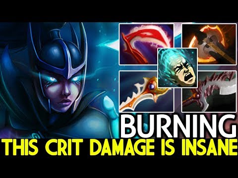 BURNING [Phantom Assassin] WTF is This Damage Insane Rapier Build 7.24 Dota 2