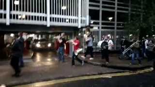 Hackney Colliery Band, marching through the East End.