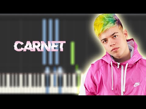Caleb Calloway & Saiko - Carnet | Instrumental Piano Tutorial / Partitura / Karaoke / MIDI