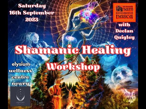 Ogham Stone and The Shamanic Healer. Declan Quigley, Elysium Wellness Centre, 16th Sept. 2023