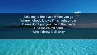 Don&#39;t look back in anger - Chris Martin / Lyrics