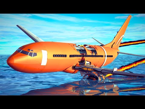 Realistic Fictional Airplane Crashes and Emergency Landings #31 | Besiege