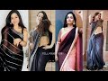 Leesha Eclairs Kanmani Tamil Tv Serial Actress Hot Saree Dance Dubs Mix 2