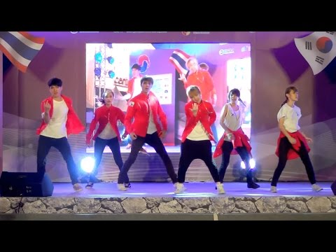 151115 XSU cover KPOP - Intro + Growl(EXO) + Dope(BTS) @Thailand Korea Friendship Festival 2015