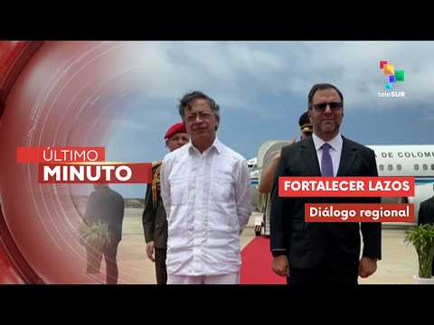 Pdte. Gustavo Petro llega a Venezuela en visita oficial