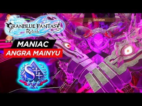 Maniac Angra Mainyu S++ Rank (Single Player) | Granblue Fantasy: Relink