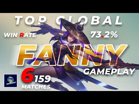 6K MATCHES FANNY TOP GLOBAL FINISH THE GAME SUPER FAST | TOP GLOBAL MOBILE LEGENDS