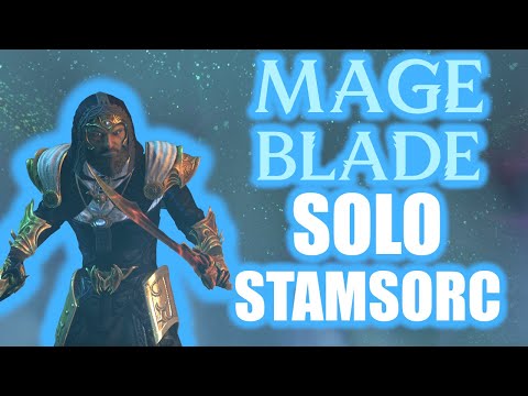 ESO - Mage Blade - Solo Stamina Sorcerer for ALL Solo Content!