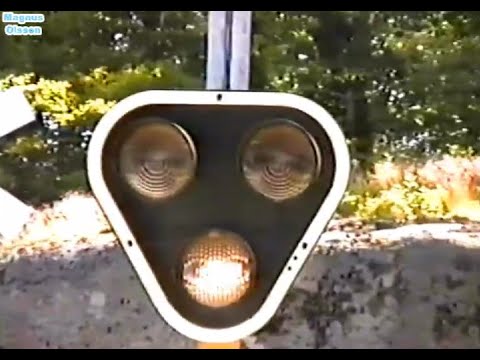 Part 7 DJUPAFORS V Railway Crossing in Sweden (Kallinge - Ronneby) (1994)