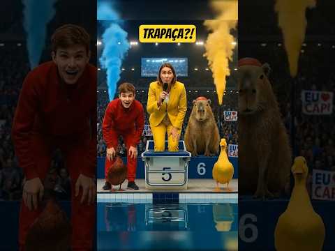 Capi foi trapaceada e ganhou?! A capivara mais amada do youtube!