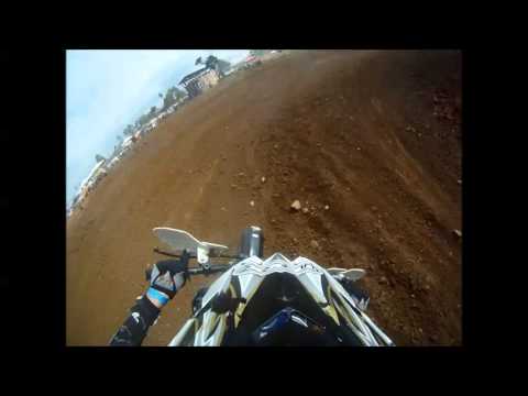 Tombo na 6 etapa da copa Contestado de Velocross -Canoinhas