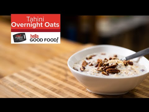 Tahini Overnight Oats