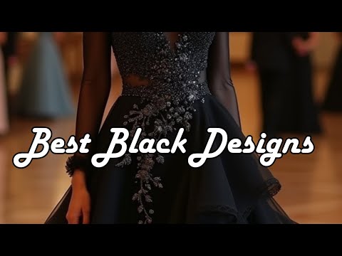 Stunning Black Dresses 🖤 elegant, bold and timeless #BlackDresses #BlackElegance #BlackFashion