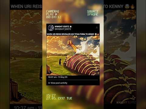 URI REISS REVEALED HIS FOUNDING TITAN FORM 🥶☠️🔥...