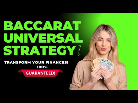 OUR UNIVERSAL BACCARAT STRATEGY WILL TURN YOU INTO A WINNER #gaming #gambling #baccaratjay - YouTube