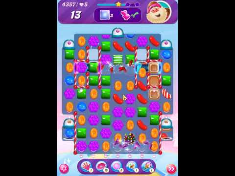 Candy Crush Saga Level 4357 Get 2 Stars, 25 Moves Complete