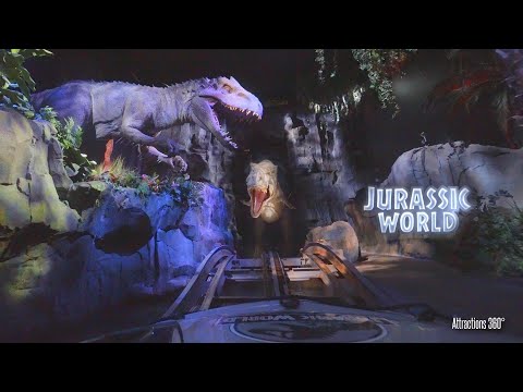Jurassic World Ride at Night | Alone on the ride at Universal Studios Hollywood