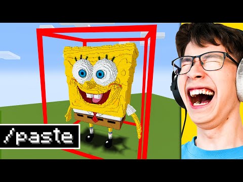 I Cheated Using //paste in Minecraft Build Battle - Gameplay, Kingdom Kids Zone, Minecraft - EYstreem