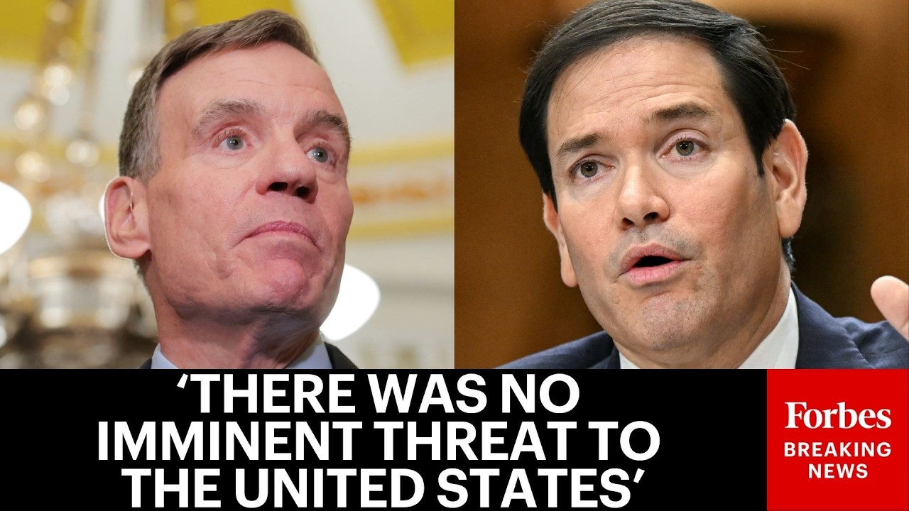 Video | JUST IN: Mark Warner Speaks To Reporters After Receiving Briefing From Trump Admin On Iran