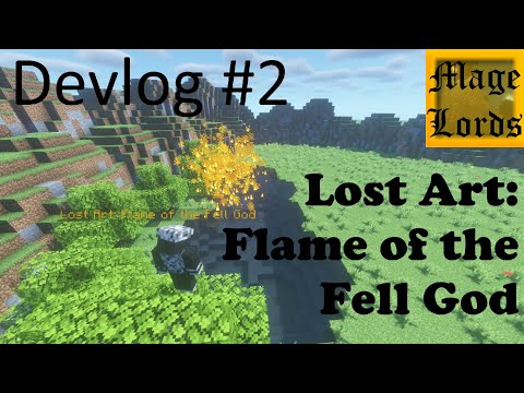 MisterWiseCat - Minecraft Magic Datapack | Mage Lords Devlog #2 | Lost Art: Flame of the Fell God