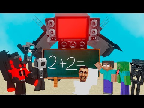 Monster School : BALDI'S BASICS BECOME TEACHER - Minecraft Animation