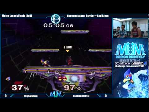 MMse5 [LF] SD | Sandbag (Falco) vs Rebelscum (Falcon) SSBM