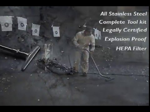 Demo of Tiger-Vac Shooting Range Vacuum Cleaner system