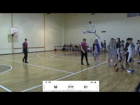 BBBL boys U15 BC Tartu University 2004 vs   BC Kalev/STAR 2004