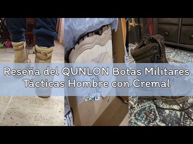 Vídeo relacionado con 86092 Botas de Mujer, Comodas y Elegantes, Estilo Militar con Cordones, Suela Dentada y Cremallera Lateral Negro Talla 38
