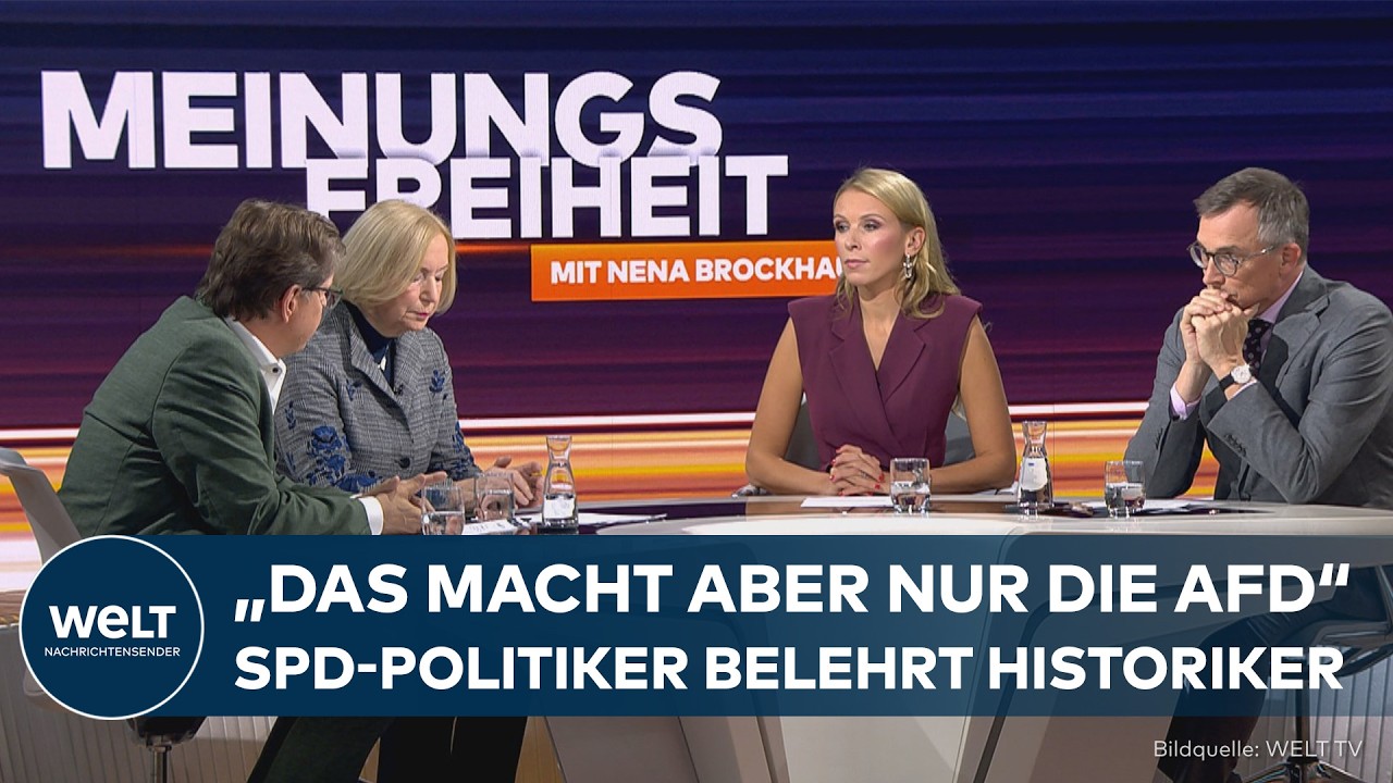 MEINUNGSFREIHEIT: "Macht aber nur die AfD!" – SPD- Stegner belehrt  Historiker | Ganze Sendung