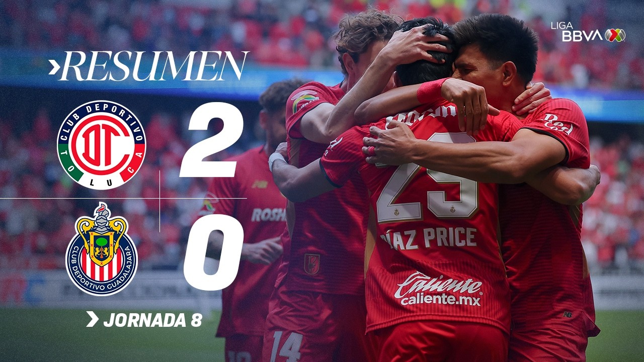 CD Toluca vs CD Guadalajara Highlights