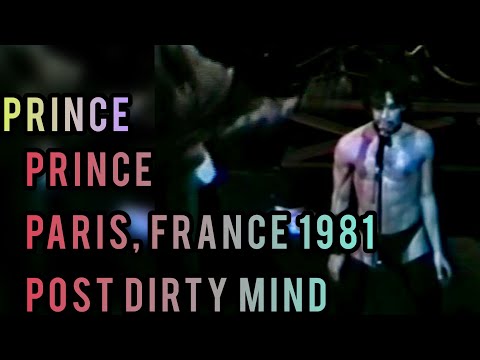Prince Concert 85 | Paris, France (1981) Post Dirty Mind Tour | HD 1080p @duane.PrinceDMSR