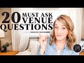 ❌ DO NOT Go to a Venue WITHOUT THIS | 20 MUST ASK Venue Questions