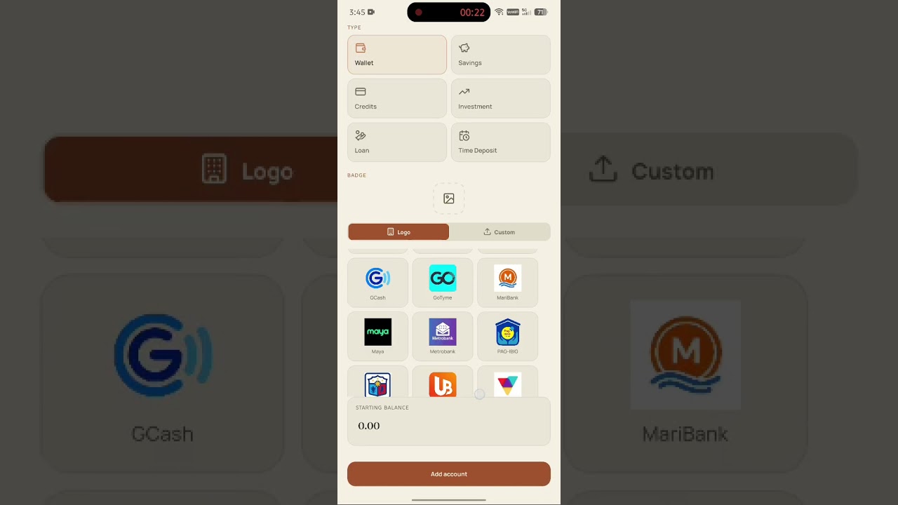 Sloth: Finance Tracker Demo