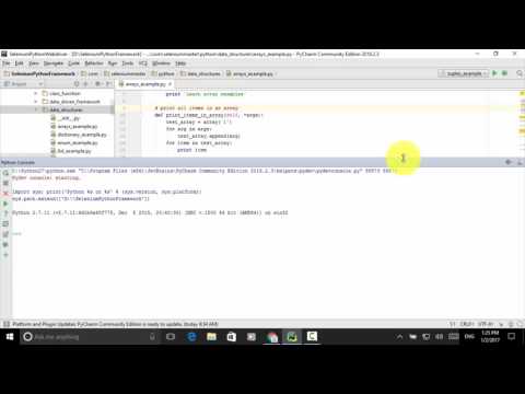 Lesson 7 Python Data Structures Arrays