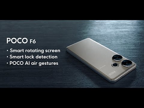 Išmanusis telefonas POCO F6 12/512GB Green video