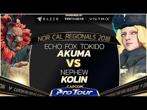 Echo Fox | Tokido (Akuma) vs. Nephew (Kolin) - Pools - NCR 2018 - SFV - CPT 2018