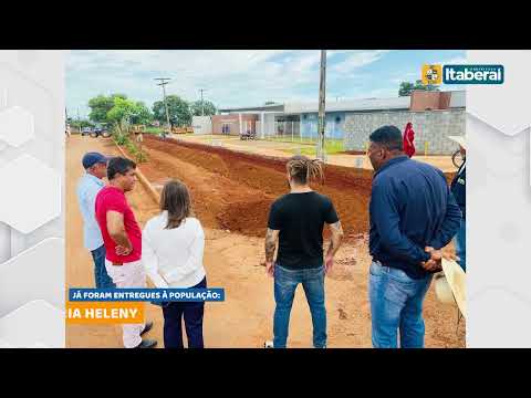 ENTREGA DO ASFALTO DO SETOR DEL REY (ITABERAÍ-GO)