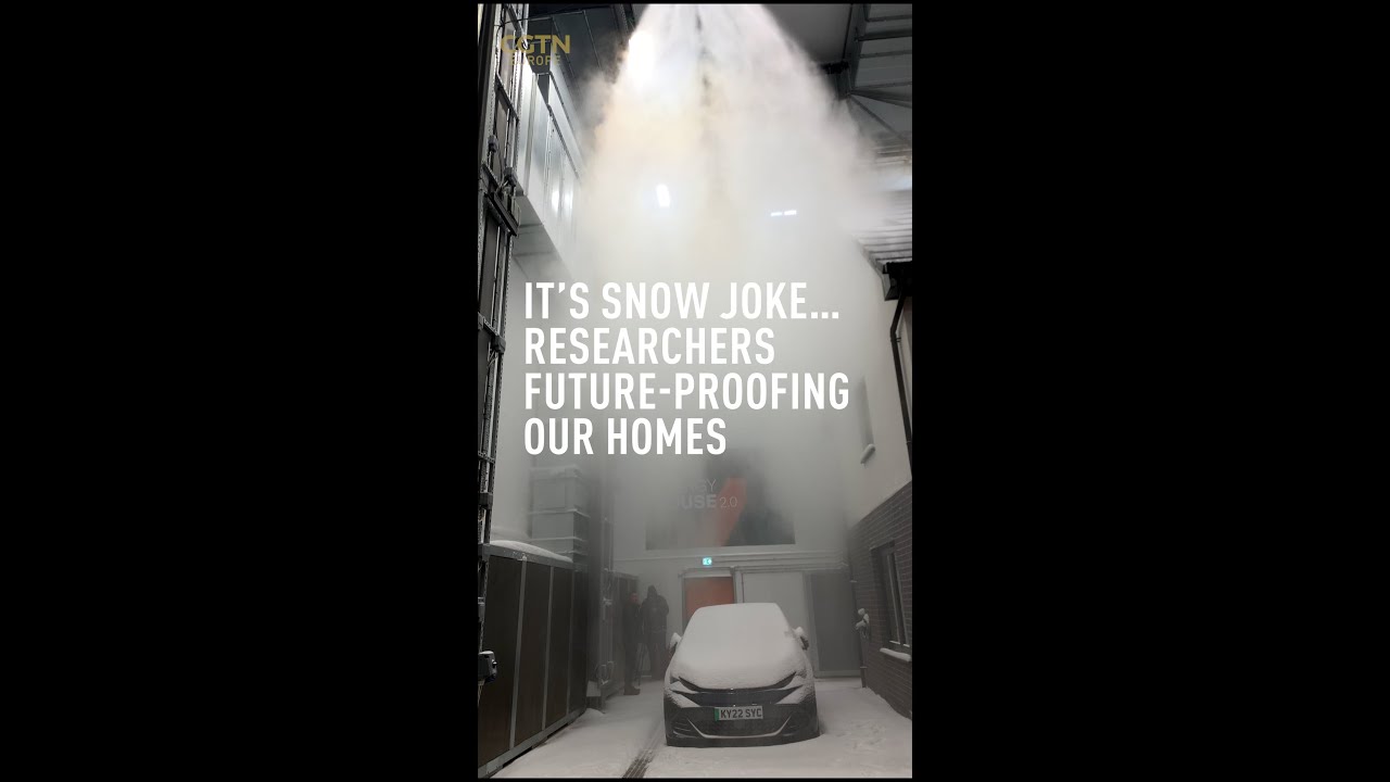 It's snow joke! Researchers future-proofing our homes