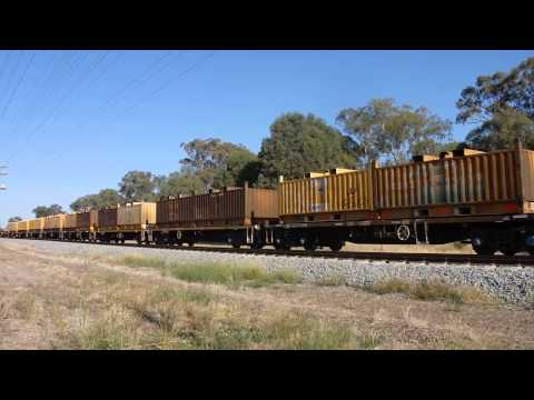 Junee Trains NR79 & NR83 with 6MB2