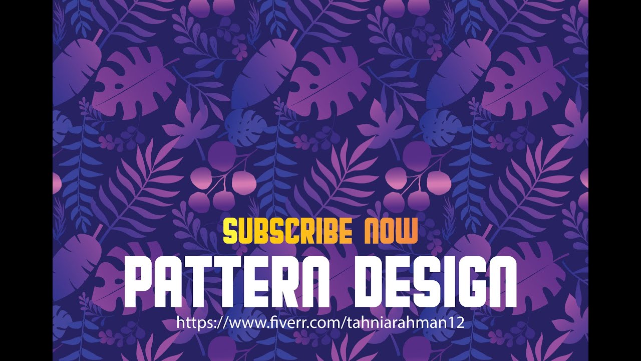 Seamless leaves Pattern design