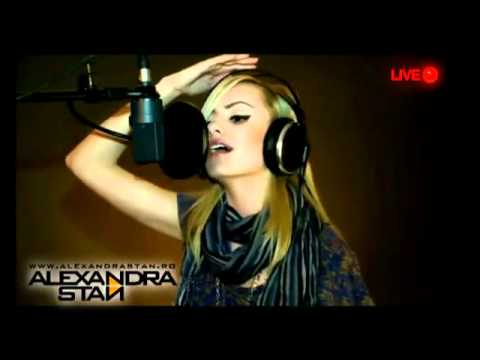 Alexandra Stan singing Rihanna's song Take A Bow