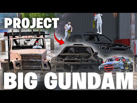 ZEL DAN JARWO CIPTAKAN GUNDAM SKYLINE V3 JUMBO BESAR TAK TERKALAHKAN DI DUNIA!!