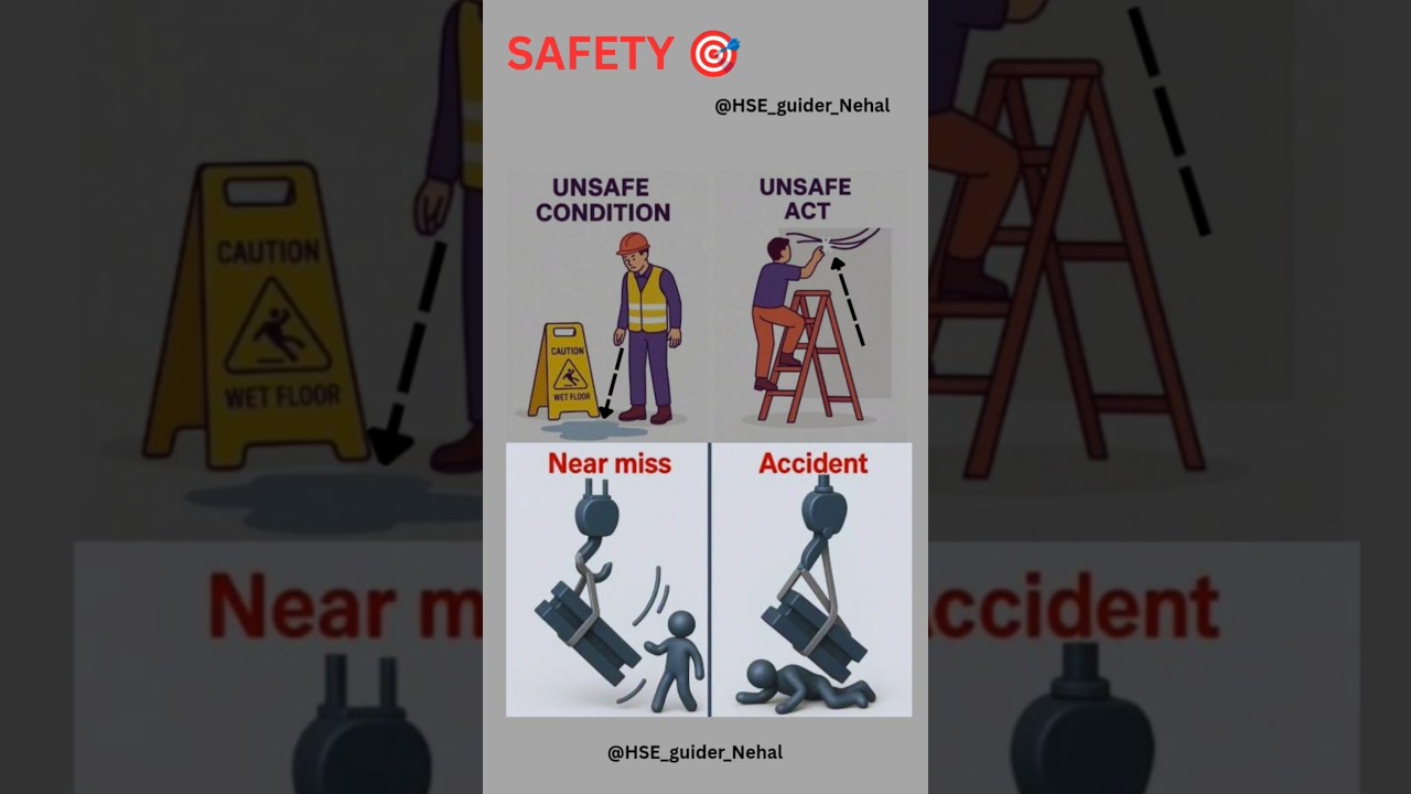 Safety Posters #hse #electrical #important #safety #facts #english #shorts #short #unsafe act#unsafe