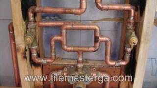 How to: KOHLER custom shower system setup - pressure loop & plumbing conections Atlanta tile