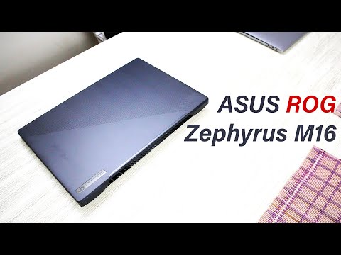 Image for YouTube video with title Asus ROG Zephyrus M16 review. It so powerful it's funny viewable on the following URL https://youtu.be/0R0pknzkBYE