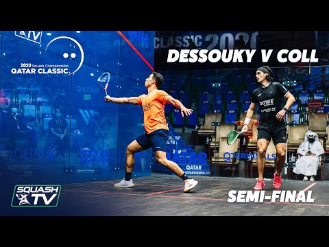 Squash: Dessouky v Coll - Qatar Classic 2020 - Semi-Final Highlights
